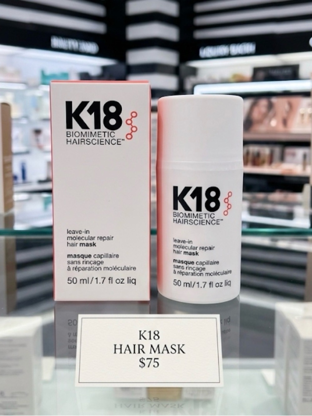 K18 Leave-In Molecular Repair Hair Mask 1.7 NEW AMAZING